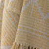 Gutte Throw, Yellow, Recycled Cotton - bloomingville - Bilde 2